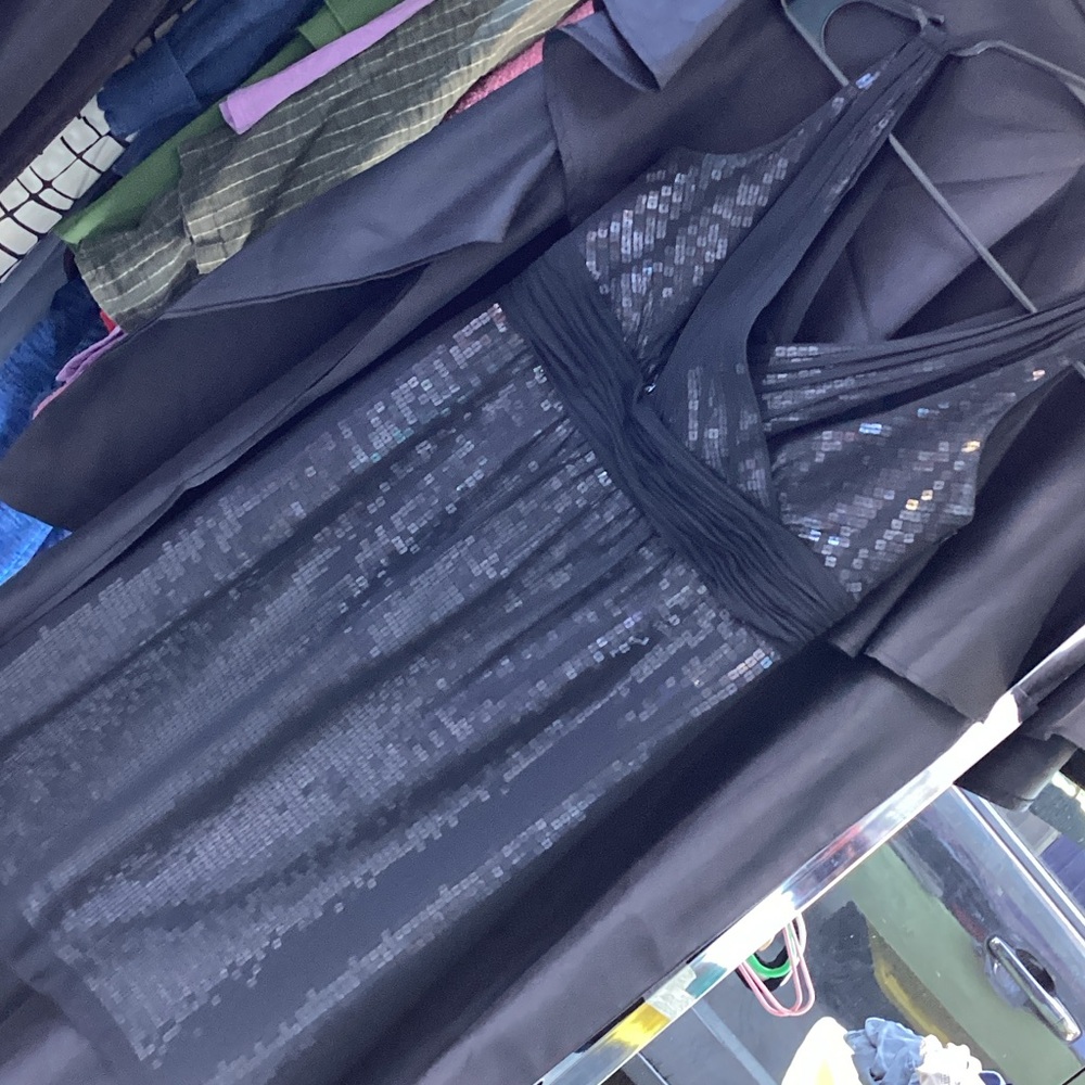 Ann Taylor Midnight Sequin Dress